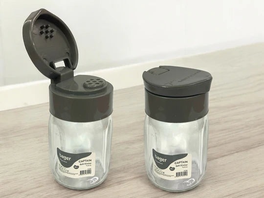 Glass Salt Shaher 80cc with flip cover