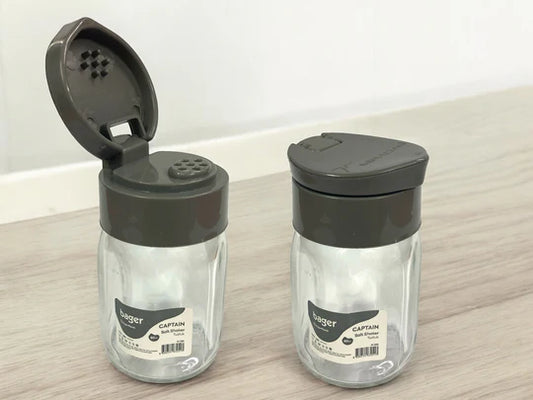 Glass Salt Shaher 80cc with flip cover