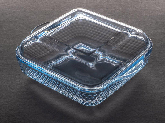 Squared Oven Tray Dotted Design with cover 24 cm
