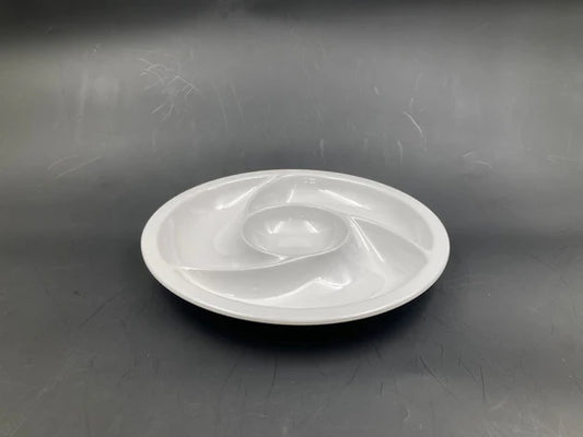 5 compartments Tornado divided dish 9.4" size 24 cm