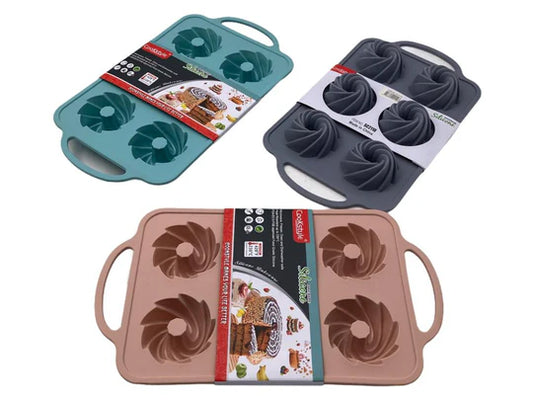 6 Cup Silicone Muffin Tornado Mold