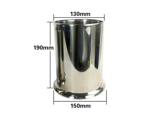 Large Stainless Steel Utensils and Straws Holder