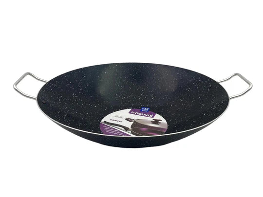 Black Granite Nouval Wok 38 cm