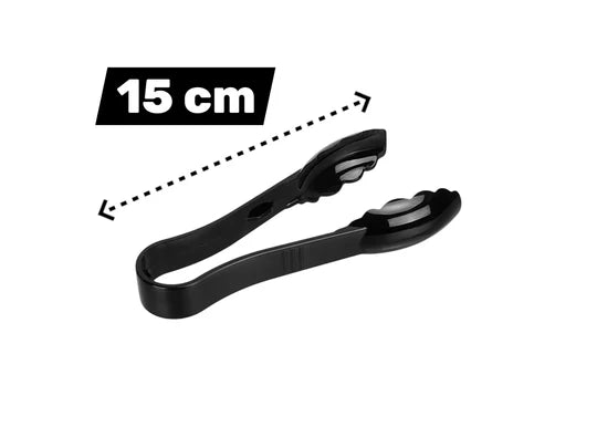 Polycarbonate Small Black Tong 15cm
