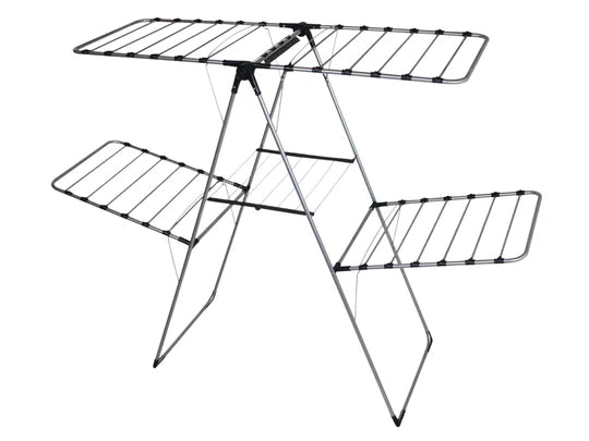 Two Tiers Silver Color Metalic Clothes Dryer