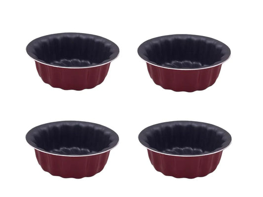 Aluminium Nouval caramelle mould x4