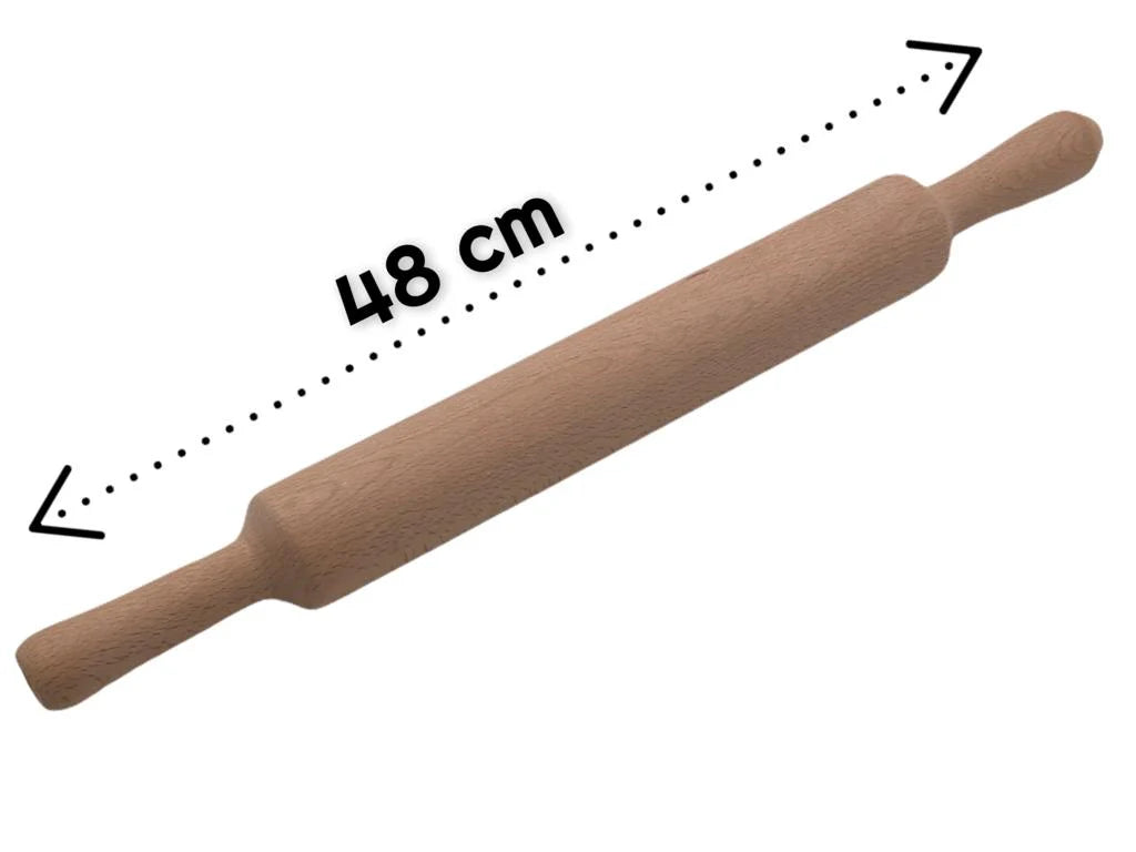 Birch Wood Rolling Pin 48 cm