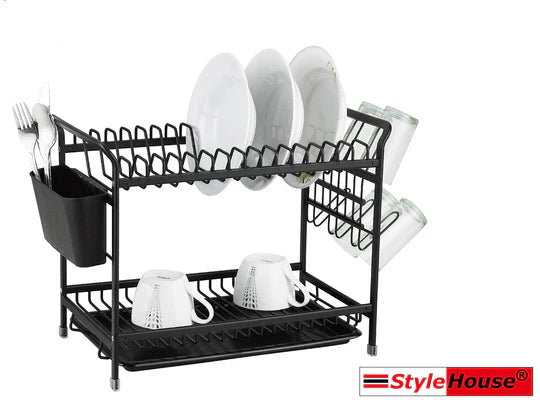 Black Aluminium Dish Rack