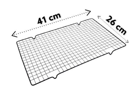 Black Cooling Rack 41x25 cm