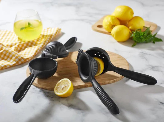 Black hand lemon squeezer