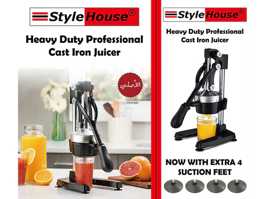 Cast iron Juicer - Suqeezer with suction feet
