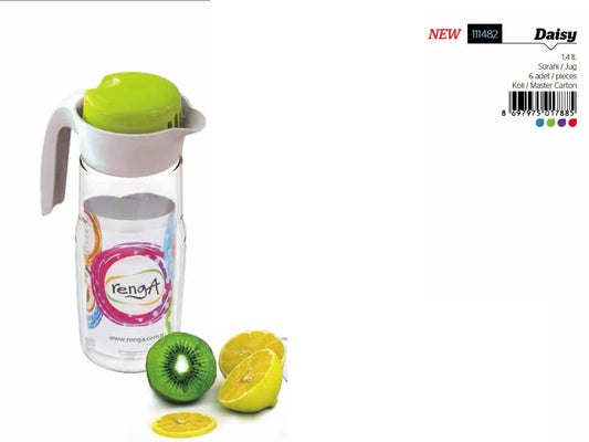 Classic long glass pitcher 1.35lt