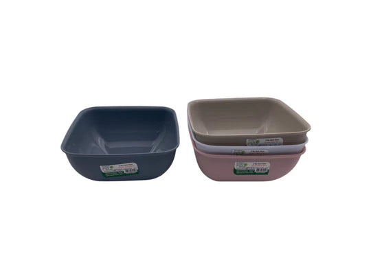 Colorful Square Bowl; 1.3 lt