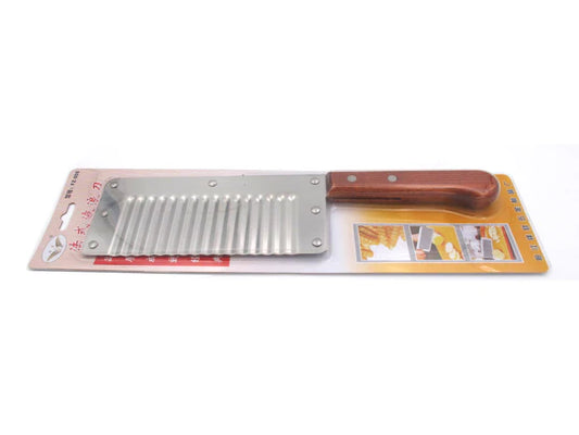 Crinkle Cutter with wooden handle