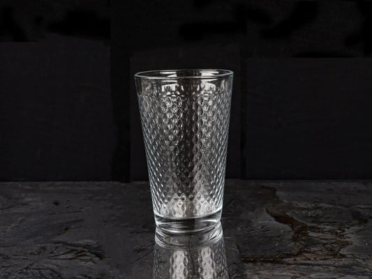 Dotted Glass Water Tumbler 285 ml X3
