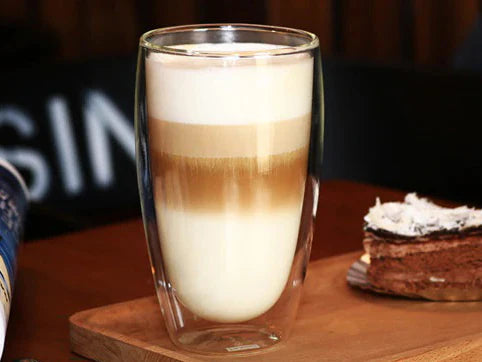 Double Wall Glass Cup 450 ml - 15 cm