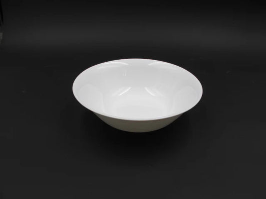 Fine Opal Salad Bowl 7.5" White