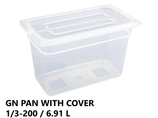 Gastronorm Plastic Storage Container 1/3 200 mm - 6.91L