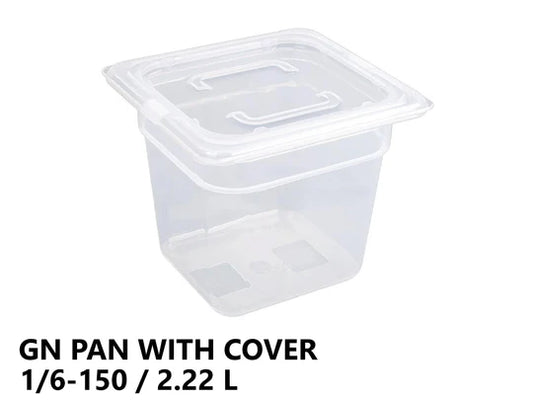 Gastronorm Plastic Storage Container 1/6 150 mm - 2.22L