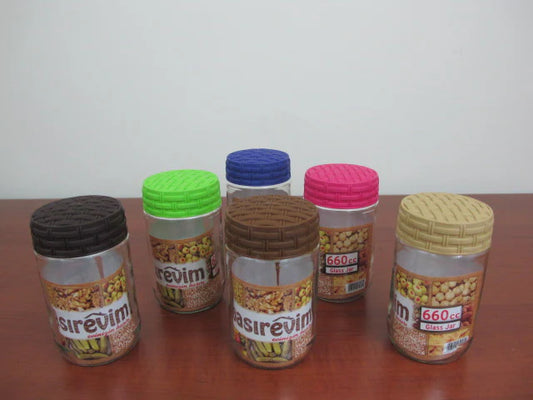 Glass Jar; 660 ml