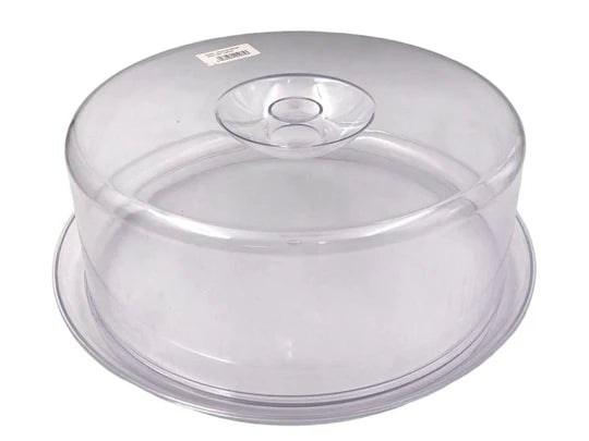 Large Polycarbonate Cake Holder with Cover 32 cm x 13