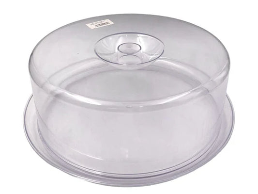 Large Polycarbonate Cake Holder with Cover 32 cm x 13