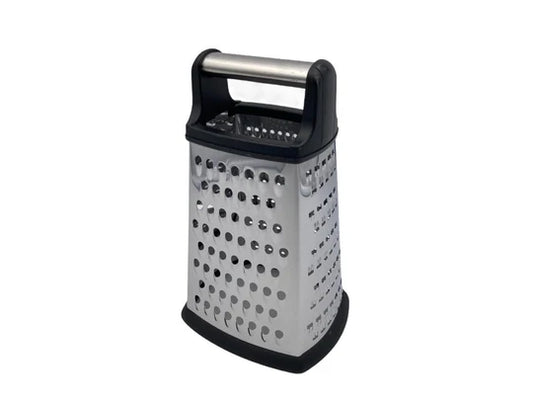Large Stainless Steel 4 sided Grater with silicon base