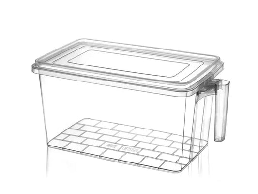 Large plastic fridge organizer with cover