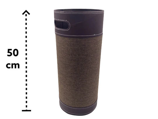 Leather with Fabric Umbrella Stand