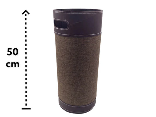 Leather with Fabric Umbrella Stand