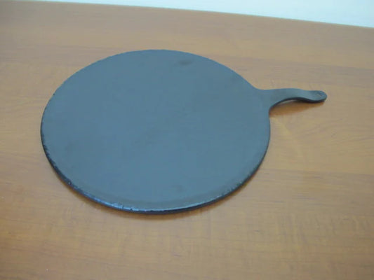 Large Melamine Round Plate with Handle