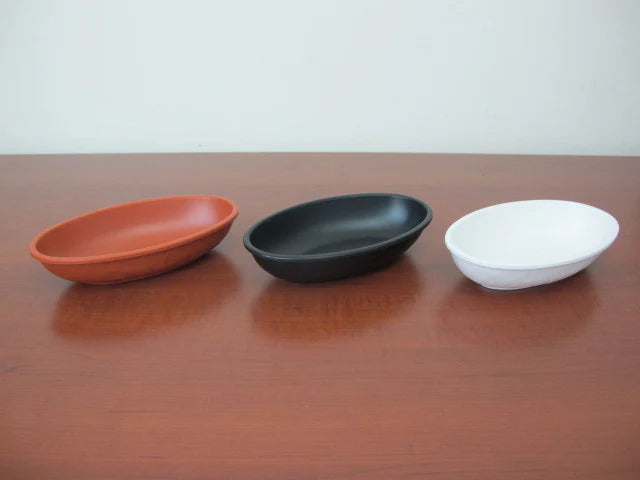 Matte Oval Dish 21.5 cm