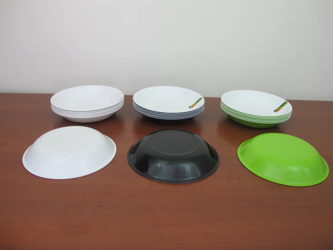 Melamine Deep Plate x6