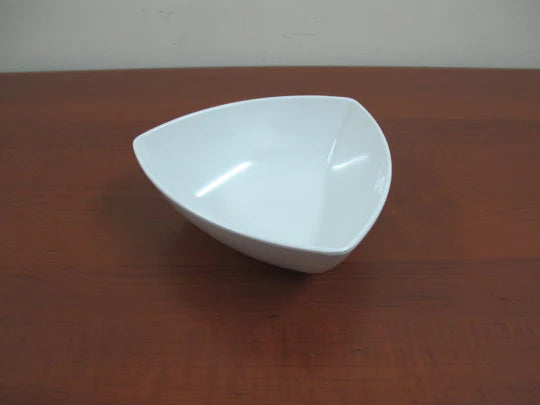 Melamine Small Triangular Salad Bowl 21.5 x 21.5 x 7 cm