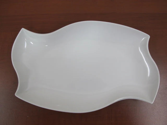 Melamine Waved Rectangular Plate