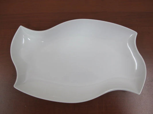Melamine Waved Rectangular Plate