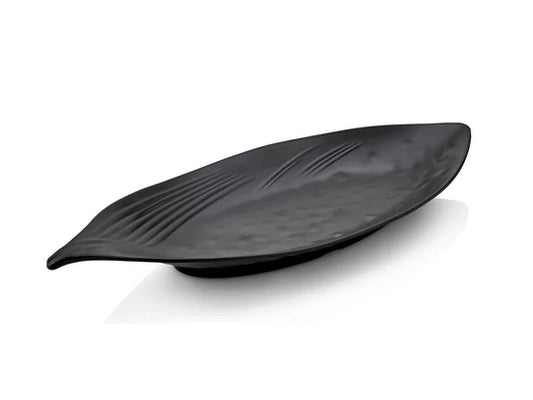 Melamine leaf shape oval plate 27 cm