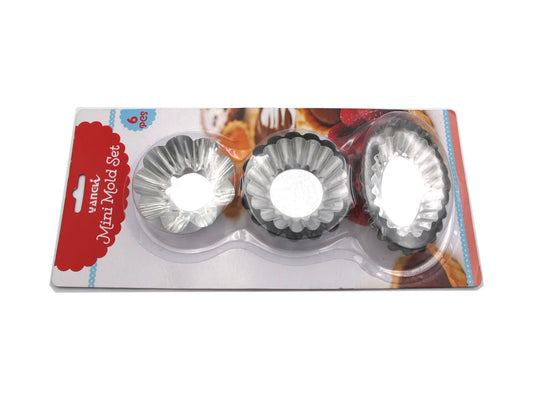 Multi Shaped Small Tart Molds x6