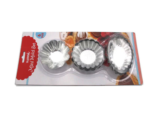 Multi Shaped Small Tart Molds x6