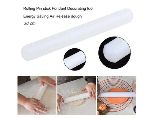 Non-Stick Polyethylene Rolling Pin 30cm