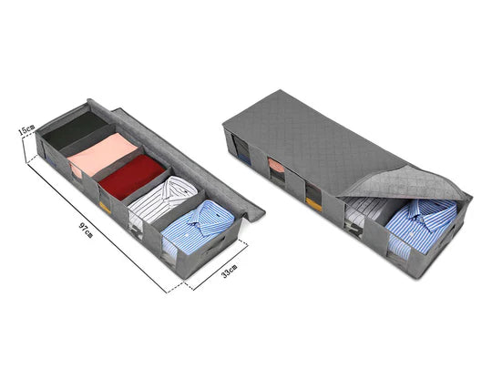 Non Woven Large Cloth Organizer 5 Compartments