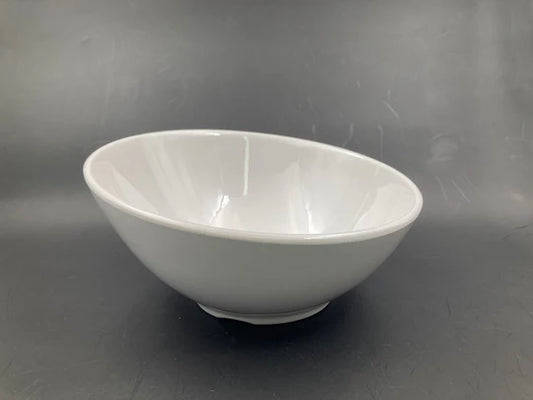 Oblique Melamine Salad Bowl 24.8 cm