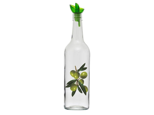 Olive Decorated Oil Bottle RD 750 ml