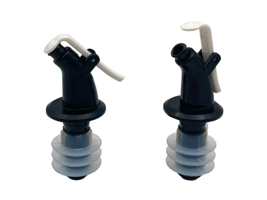 Plastic Bottle Pourer with Cover X2