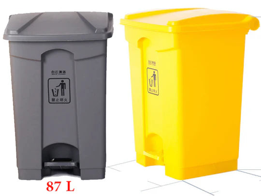 Plastic Peddle Bin 87 L