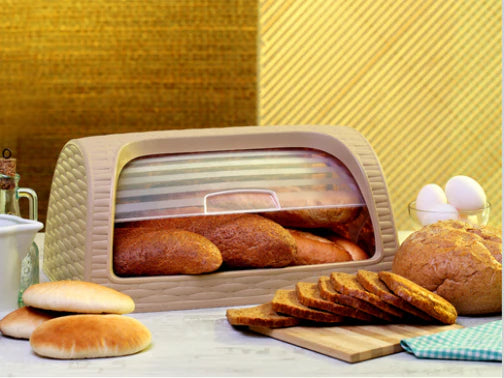 Plastic Rattan Bread Box