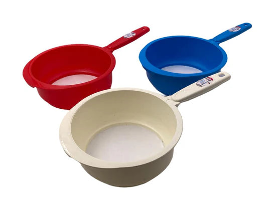 Plastic Strainer 20cm Diameter with Long Handle