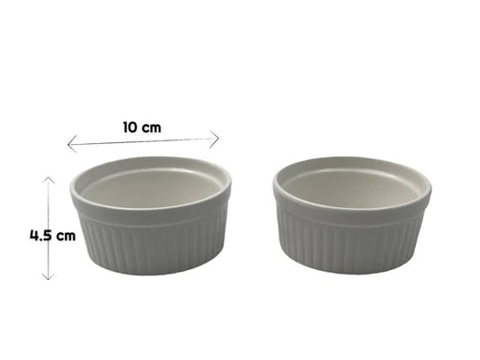 Porcelain Ramkin 10cm X2