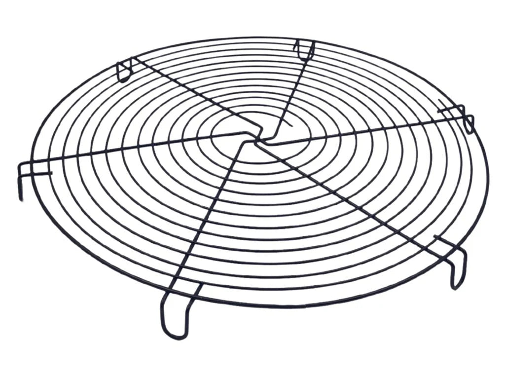 Round Black Plasted Grill 30 cm