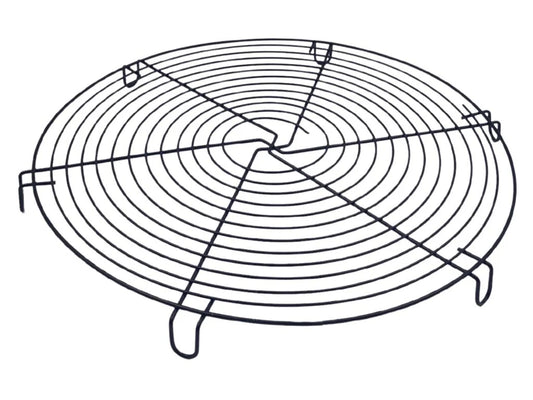 Round Black Plasted Grill 30 cm